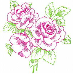 Flowers And Tree Embroidery Design 11 Flowers And Tree Embroidery Design 11